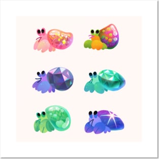 Jewel hermit crab Posters and Art